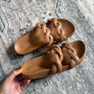 Madewell the walker slide sandals size 7.5